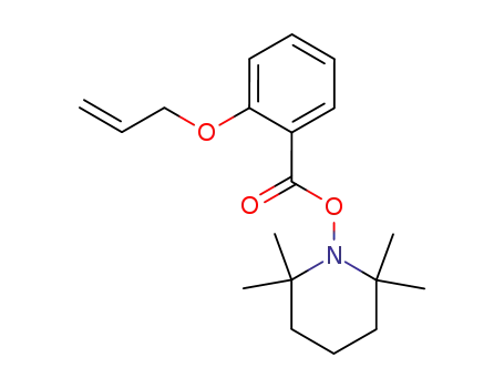 Molecular Structure of 143565-13-3 (Piperidine, 2,2,6,6-tetramethyl-1-[[2-(2-propenyloxy)benzoyl]oxy]-)
