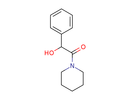 Molecular Structure of 102423-80-3 (Piperidine, 1-(hydroxyphenylacetyl)-)