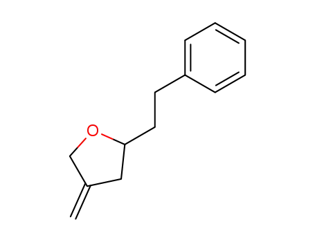 Molecular Structure of 77862-52-3 (2-(2-Phenylethyl)-4-methylenetetrahydrofuran)