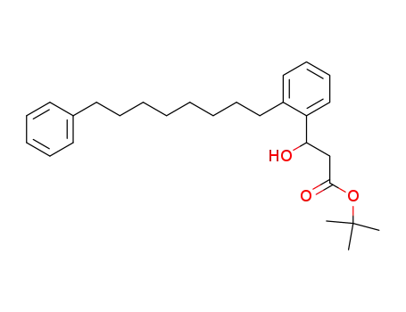 Benzenepropanoic acid, b-hydroxy-2-(8-phenyloctyl)-, 1,1-dimethylethyl
ester
