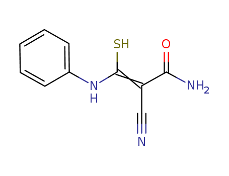 3-(PHENYLAMINO)-2-CYANO-3-MERCAPTOACRYLAMIDE