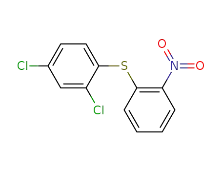 Molecular Structure of 187845-78-9 (2,4-dichlorophenyl 2-nitrophenyl sulfide)