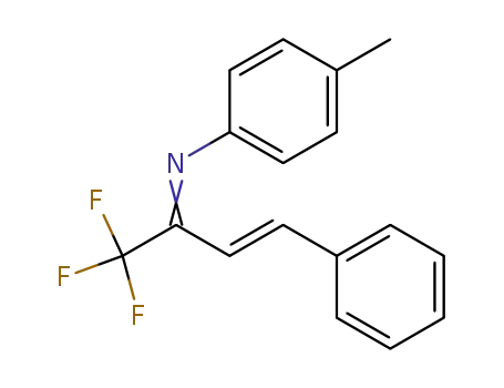 [(E)-3-Phenyl-1-trifluoromethyl-prop-2-en-(E)-ylidene]-p-tolyl-amine