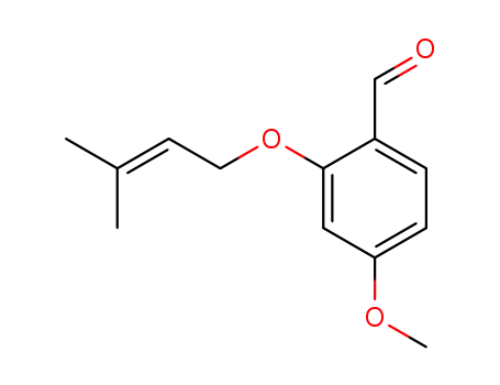 4-methoxy-2-(3-methylbut-2-enyloxy)benzaldehyde