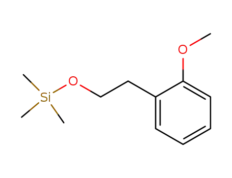 Molecular Structure of 130436-69-0 (2-Methoxyphenylethyl trimethylsilyl ether)