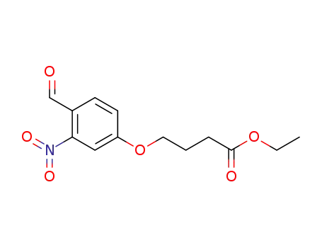 Butanoic acid, 4-(4-formyl-3-nitrophenoxy)-, ethyl ester