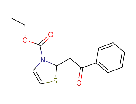 3(2H)-Thiazolecarboxylic acid, 2-(2-oxo-2-phenylethyl)-, ethyl ester