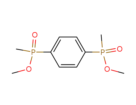 Molecular Structure of 10580-44-6 (dimethyl phenylene-1,4-bis(methyl)phosphinate)