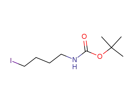 Molecular Structure of 262278-40-0 (TERT-BUTYL 4-IODOBUTYLCARBAMATE)