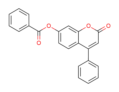 2H-1-Benzopyran-2-one, 7-(benzoyloxy)-4-phenyl-