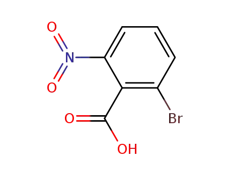 Molecular Structure of 38876-67-4 (2-Bromo-6-nitrobenzoic acid)