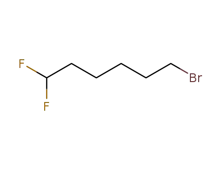 Molecular Structure of 168268-71-1 (Hexane, 6-bromo-1,1-difluoro-)