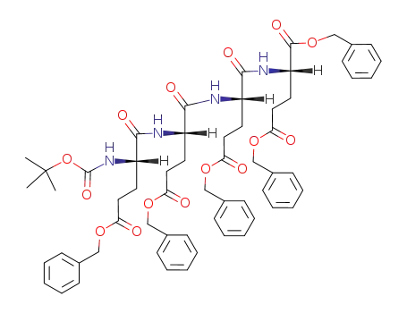 L-Glutamic acid,
N-[N-[N-[N-[(1,1-dimethylethoxy)carbonyl]-L-a-glutamyl]-L-a-glutamyl]-L-
a-glutamyl]-, pentakis(phenylmethyl) ester