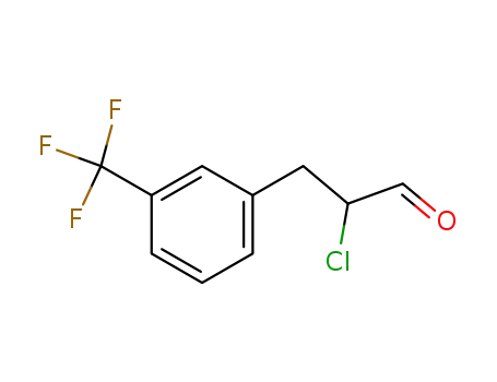 2-chloro-3-(3-trifluoromethyl-phenyl)-propionaldehyde