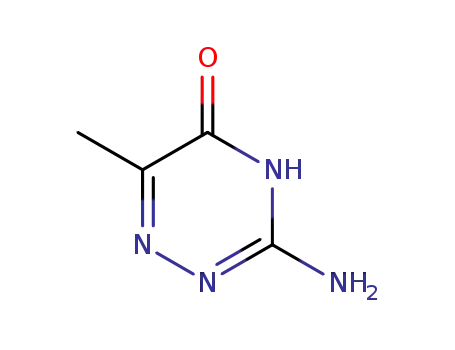 Molecular Structure of 1004-04-2 (3-amino-6-methyl-4,5-dihydro-1,2,4-triazin-5-one)