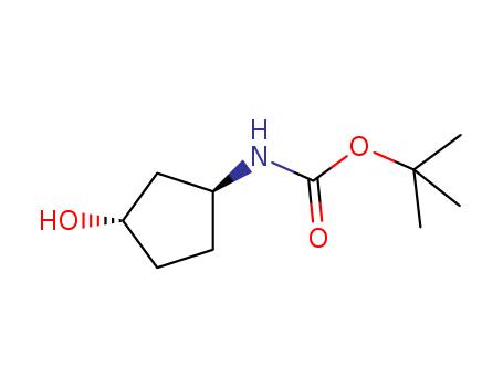 Carbamic acid,(3-hydroxycyclopentyl)-, 1,1-dimethylethyl ester, (1S-trans)- (9CI)