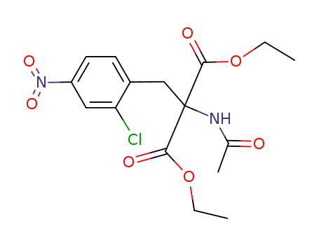 2-Chlor-4-nitro-benzylacetylamino-malonester