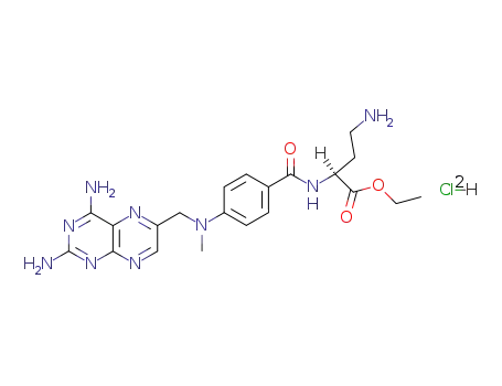 (S)-4-Amino-2-{4-[(2,4-diamino-pteridin-6-ylmethyl)-methyl-amino]-benzoylamino}-butyric acid ethyl ester; hydrochloride