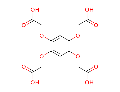 Molecular Structure of 123041-88-3 (Acetic acid, 2,2',2'',2'''-[1,2,4,5-benzenetetrayltetrakis(oxy)]tetrakis-)