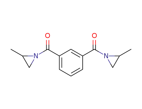 Molecular Structure of 7652-64-4 (1,1'-Isophthaloyl bis[2-methylaziridine])