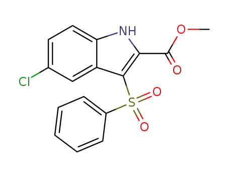 methyl 5-chloro-3-phenylsulfonyl-1H-indole-2-carboxylate