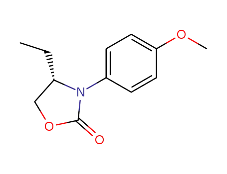 (S) -4-ETHYL-3- (4-METHOXYPHENYL) 옥사 졸리 딘 -2-ONE