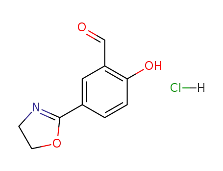 Benzaldehyde, 5-(4,5-dihydro-2-oxazolyl)-2-hydroxy-, hydrochloride