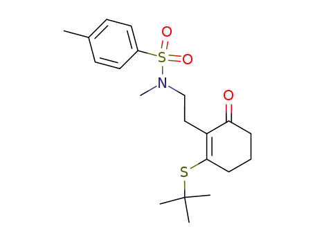 N-[2-(2-tert-Butylsulfanyl-6-oxo-cyclohex-1-enyl)-ethyl]-4,N-dimethyl-benzenesulfonamide