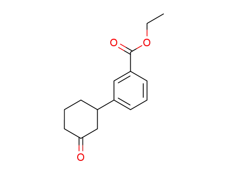 Molecular Structure of 284022-81-7 (ETHYL 3-(3-OXOCYCLOHEXYL)BENZOATE)