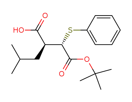 2S-isobutyl-3S-phenylthiobutan-1,4-dioic acid 4-tert-butyl ester