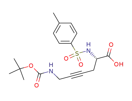 (S)-6-tert-Butoxycarbonylamino-2-(toluene-4-sulfonylamino)-hex-4-ynoic acid