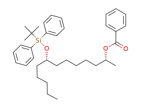 Benzoic acid (1R,7S)-7-(tert-butyl-diphenyl-silanyloxy)-1-methyl-dodecyl ester