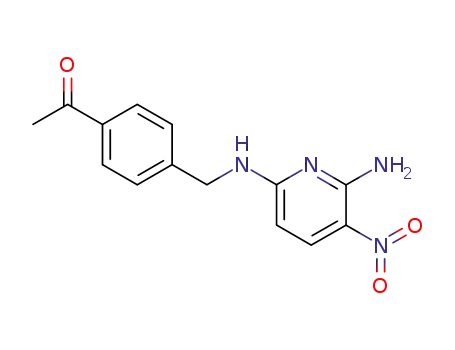 Ethanone, 1-[4-[[(6-amino-5-nitro-2-pyridinyl)amino]methyl]phenyl]-