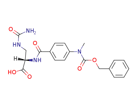 (S)-2-[4-(Benzyloxycarbonyl-methyl-amino)-benzoylamino]-3-ureido-propionic acid