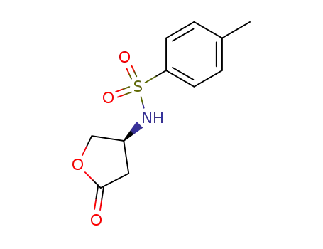 Benzenesulfonamide, 4-methyl-N-[(3S)-tetrahydro-5-oxo-3-furanyl]-