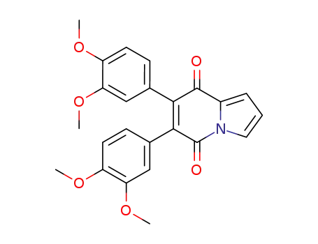 5,8-Indolizinedione, 6,7-bis(3,4-dimethoxyphenyl)-