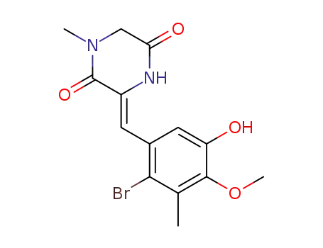 (Z)-3-(2-bromo-5-hydroxy-4-methoxy-3-methylphenylmethylene)-1-methyl-2,5-piperazinedione