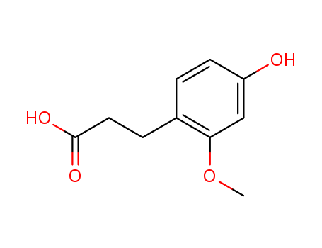 3-(4-Hydroxy-2-methoxyphenyl)propionic acid, 4-(2-Carboxyethyl)-3-methoxyphenol