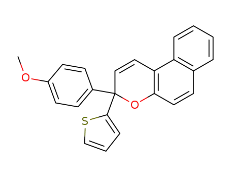 3H-Naphtho[2,1-b]pyran, 3-(4-methoxyphenyl)-3-(2-thienyl)-