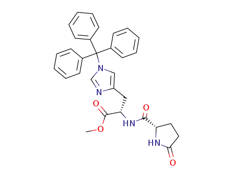 L-Histidine, 5-oxo-L-prolyl-1-(triphenylmethyl)-, methyl ester