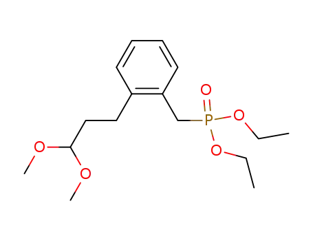 diethyl <<2-(3,3-dimethoxypropyl)phenyl>methyl>phosphonate