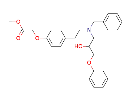 methyl 4-[2-(N-benzyl-N-(2-hydroxy-3-phenoxypropyl)amino)ethyl]phenoxyacetate
