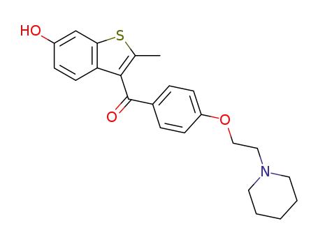 Methanone,
(6-hydroxy-2-methylbenzo[b]thien-3-yl)[4-[2-(1-piperidinyl)ethoxy]phenyl]
-