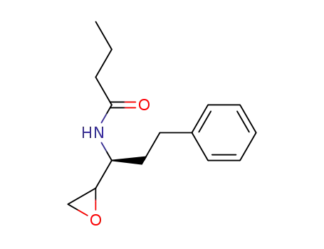 <i>N</i>-(1-oxiranyl-3-phenyl-propyl)-butyramide