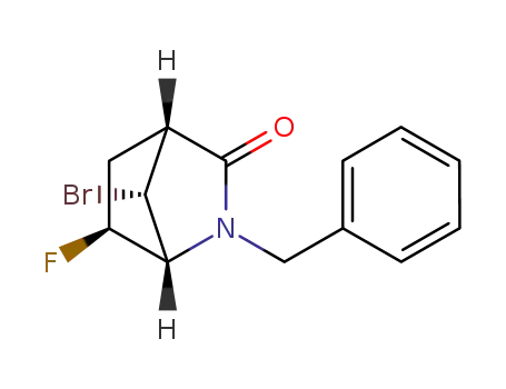 (1S,4R,6S,7R)-2-benzyl-7-bromo-6-fluoro-2-azabicyclo[2.2.1]heptan-3-one