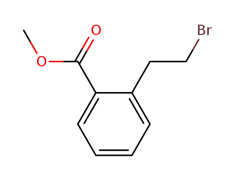 Molecular Structure of 25109-86-8 (2-(2-BroMoethyl)benzoic acid Methyl ester)