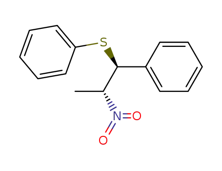 Molecular Structure of 92851-01-9 (anti-2-nitro-1-phenyl-1-(phenylthio)propane)