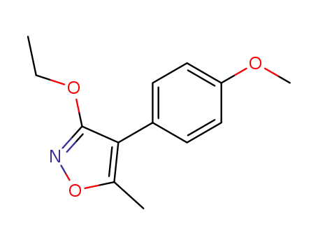 Isoxazole, 3-ethoxy-4-(4-methoxyphenyl)-5-methyl-