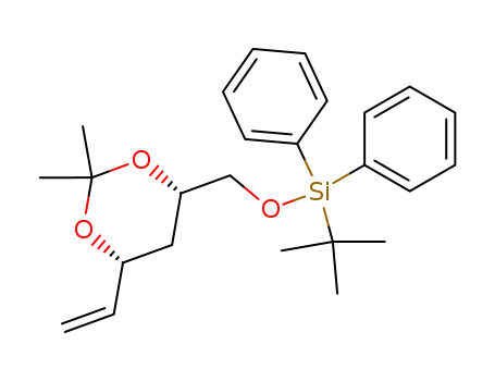 <4S-(4β,6β)>-6-ethenyl-4-<<<(1,1-dimethylethyl)diphenylsilyl>oxy>methyl>-2,2-dimethyl-1,3-dioxane