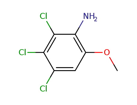 2,3,4-trichloro-6-methoxyaniline